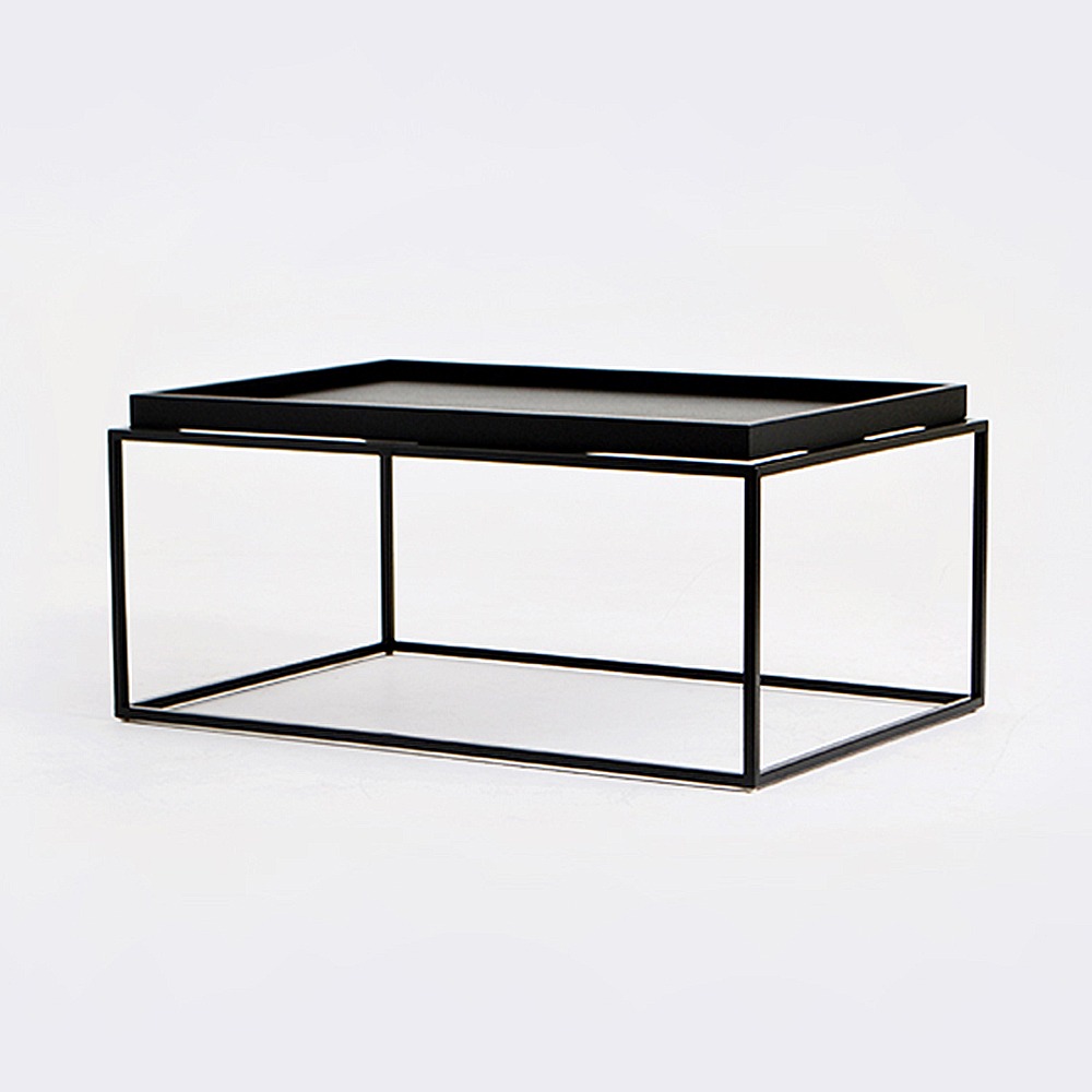 트레이 소파 테이블. Tray sofa table (블랙)