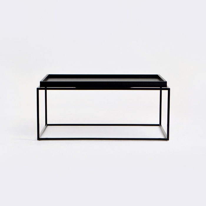트레이 소파 테이블. Tray sofa table (블랙)