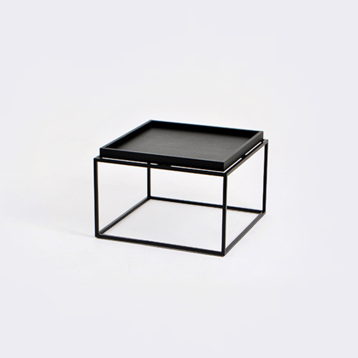 트레이 소파 테이블. Tray sofa table (블랙)