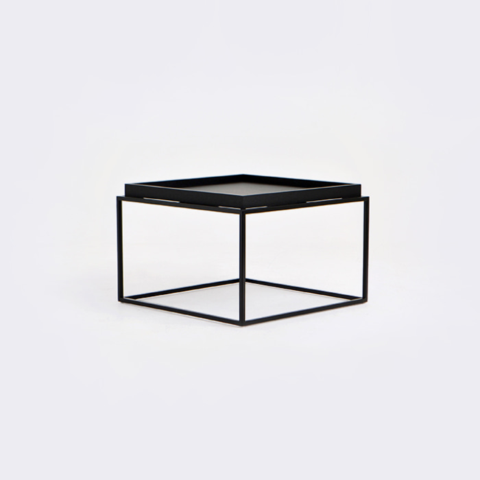 트레이 소파 테이블. Tray sofa table (블랙)