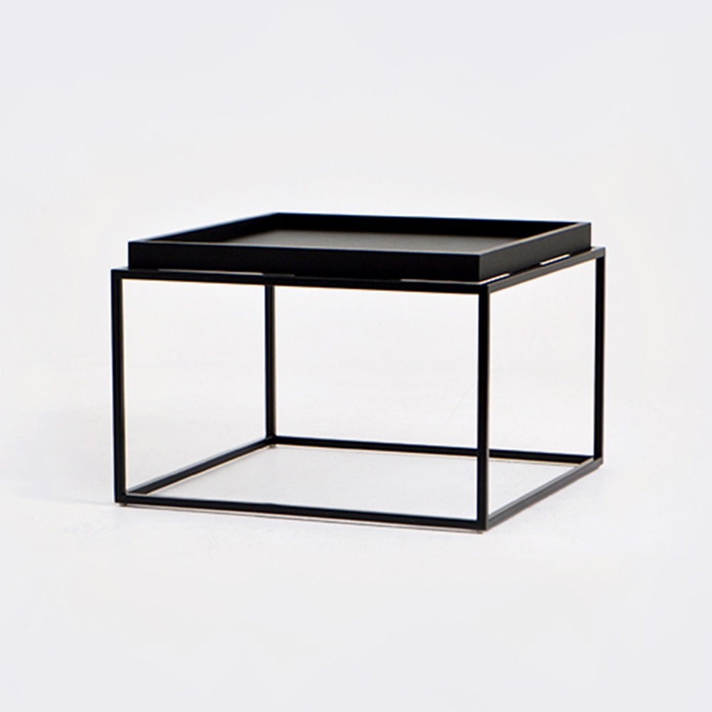 트레이 소파 테이블. Tray sofa table (블랙)