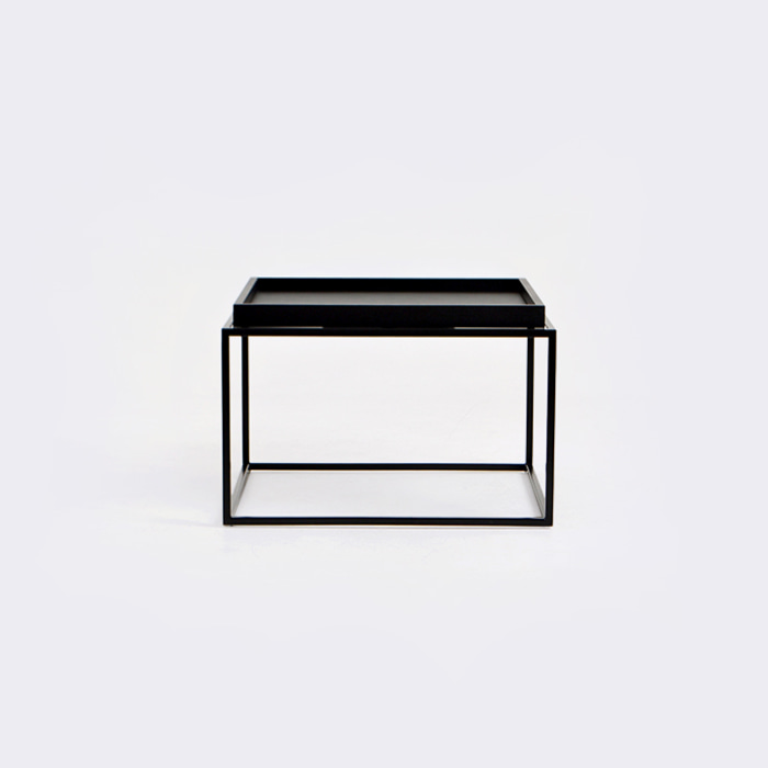트레이 소파 테이블. Tray sofa table (블랙)