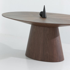 우노 오벌 테이블. Uno oval table (월넛)