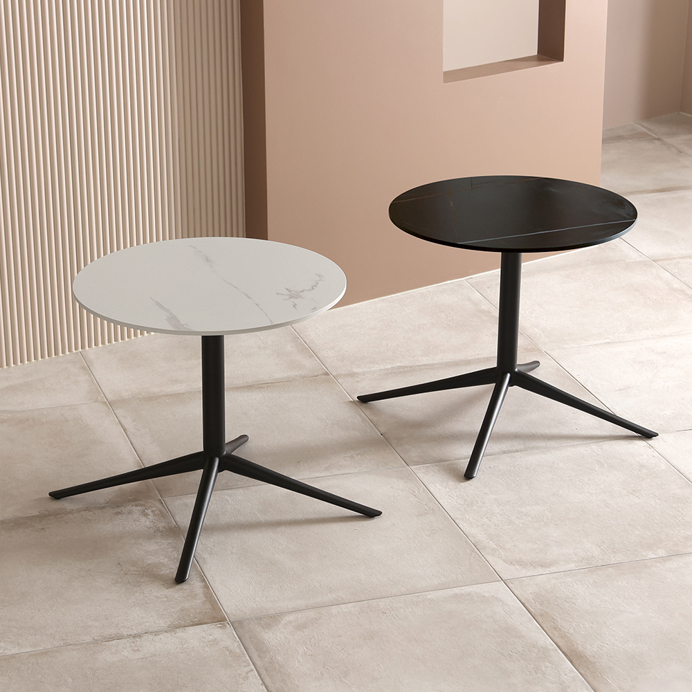 브릿지 사이드 테이블. Bridge sdie table (블랙세라믹)