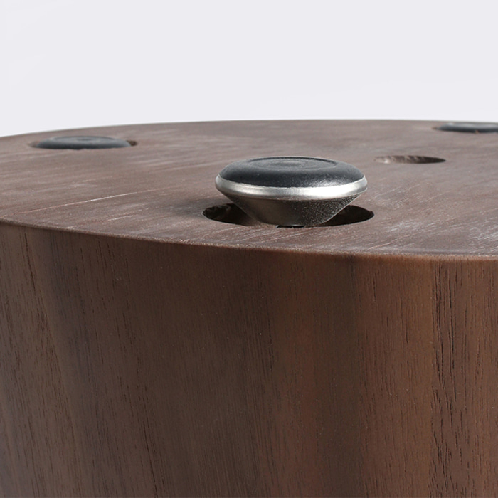 우노 라운드 테이블. Uno round table (월넛)