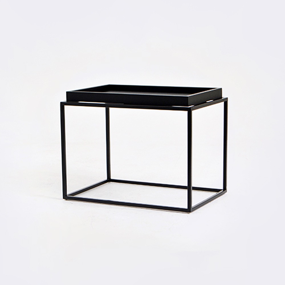 트레이 사이드 테이블. Tray side table (블랙)