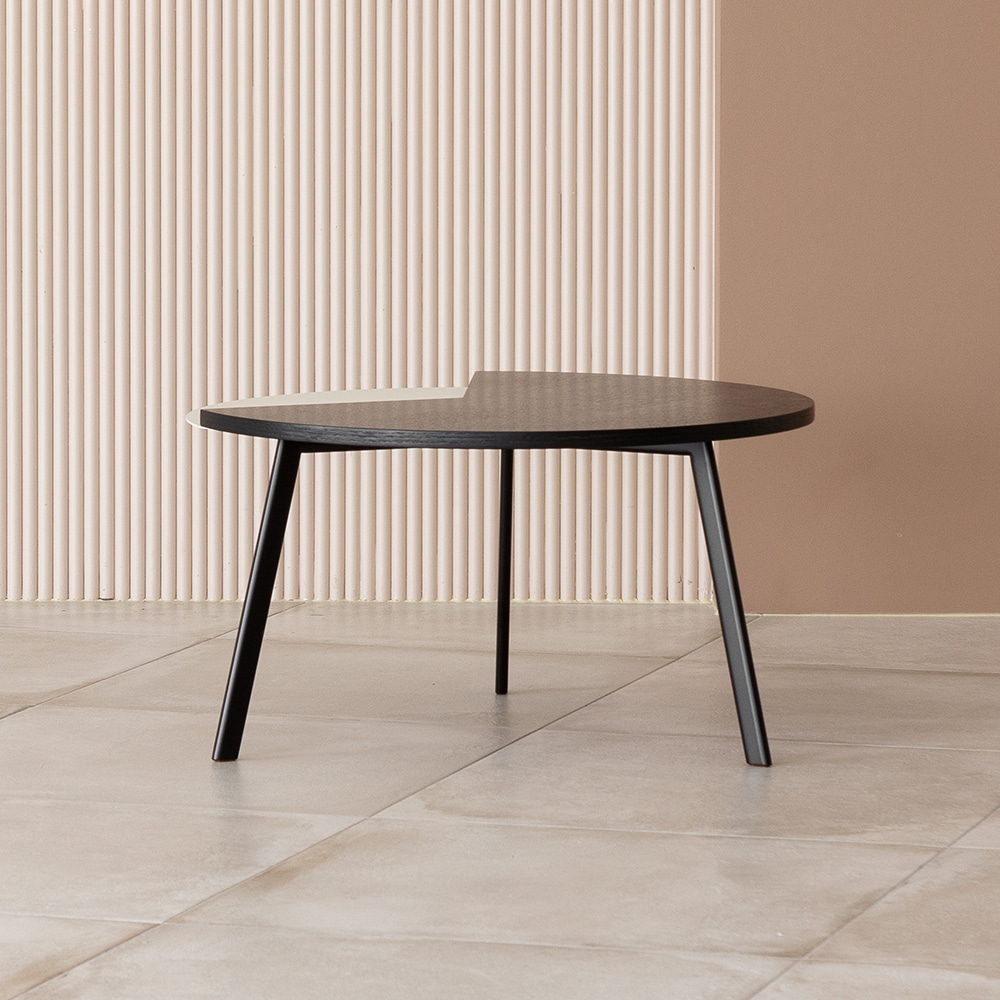 팩맨 소파 테이블. Packman sofa table (화이트블랙)