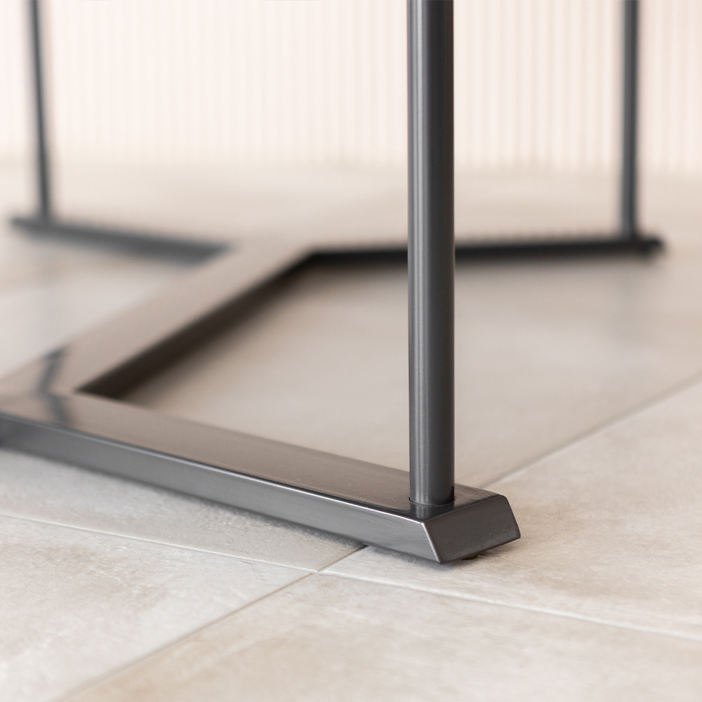 와이어 소파 테이블. Wire sofa table (블랙)