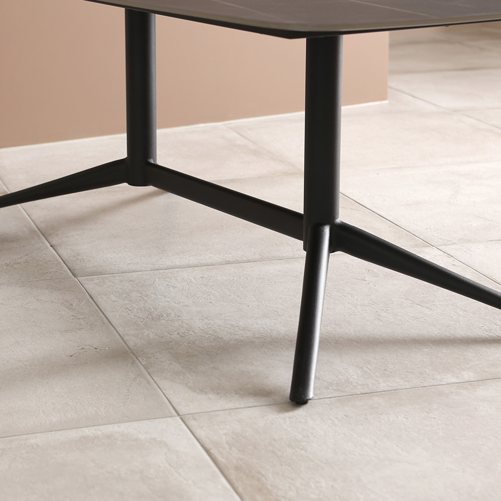 브릿지 소파 테이블. Bridge sofa table (블랙세라믹)