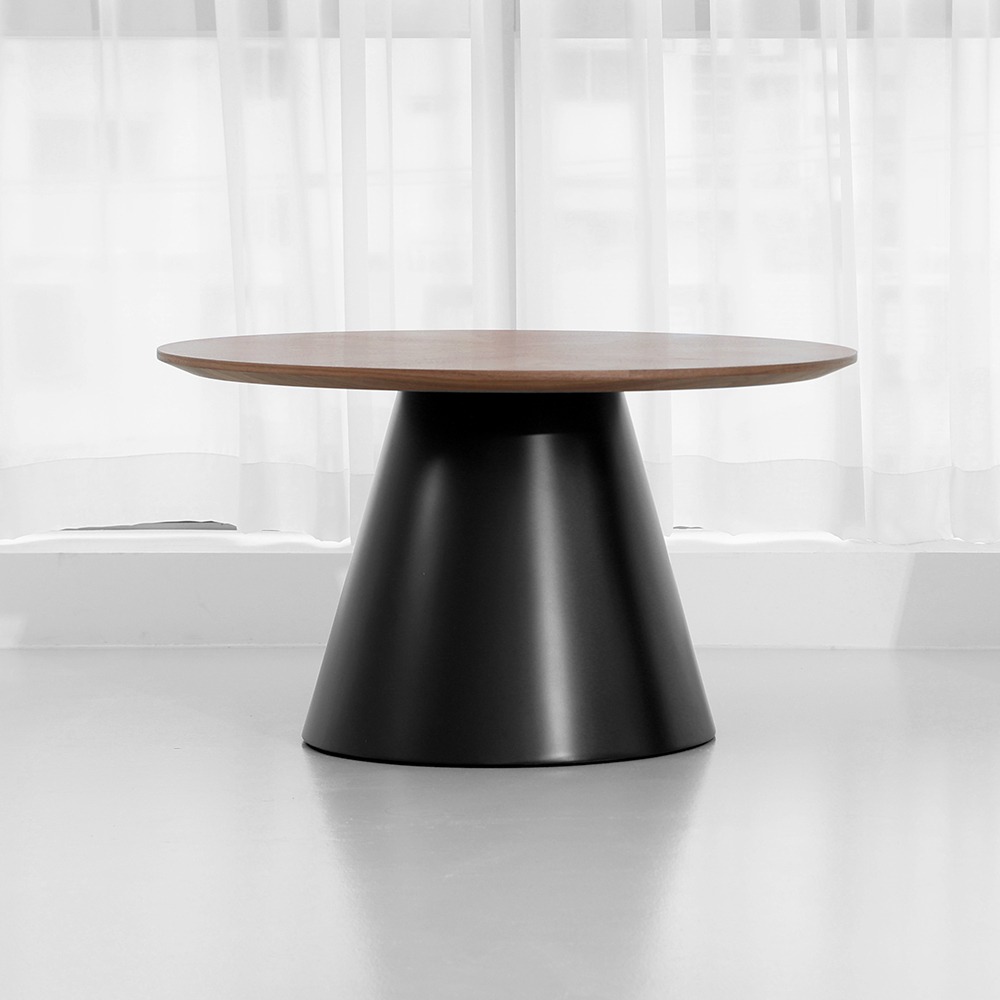 코운 소파 테이블. Coon sofa table (월넛-블랙)