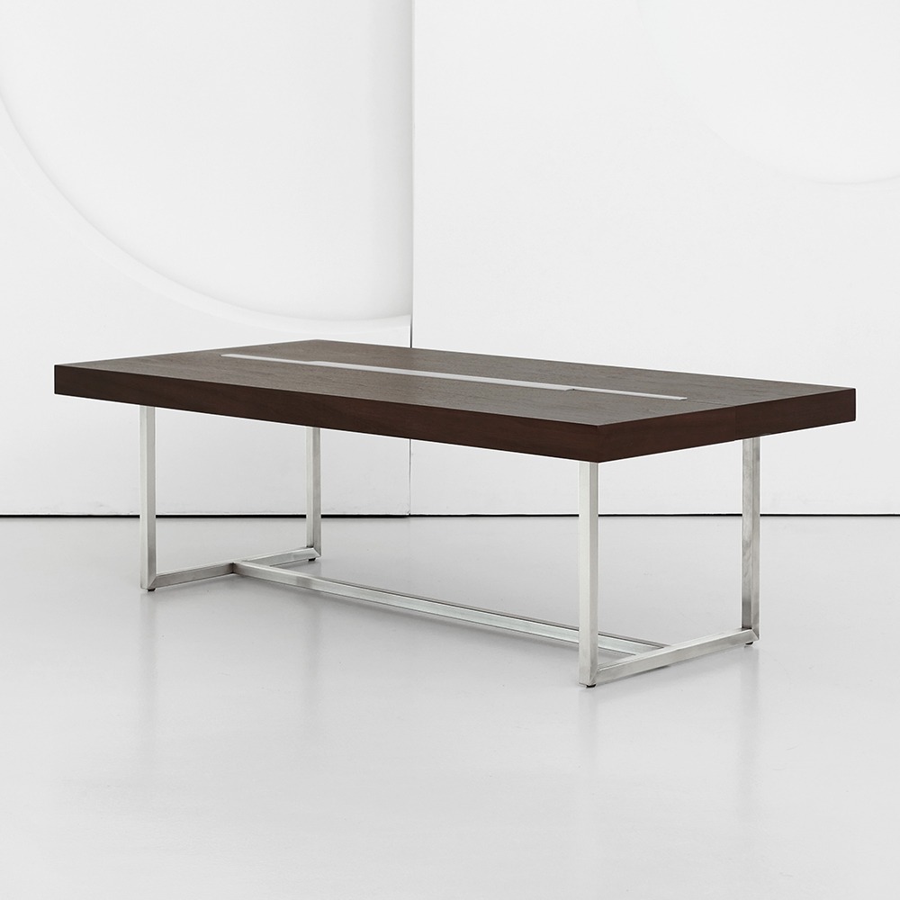 스테레오 소파 테이블. Stereo sofa table (월넛)