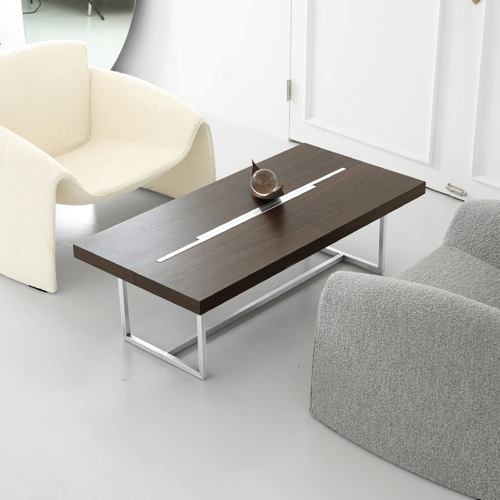 스테레오 소파 테이블. Stereo sofa table (월넛)