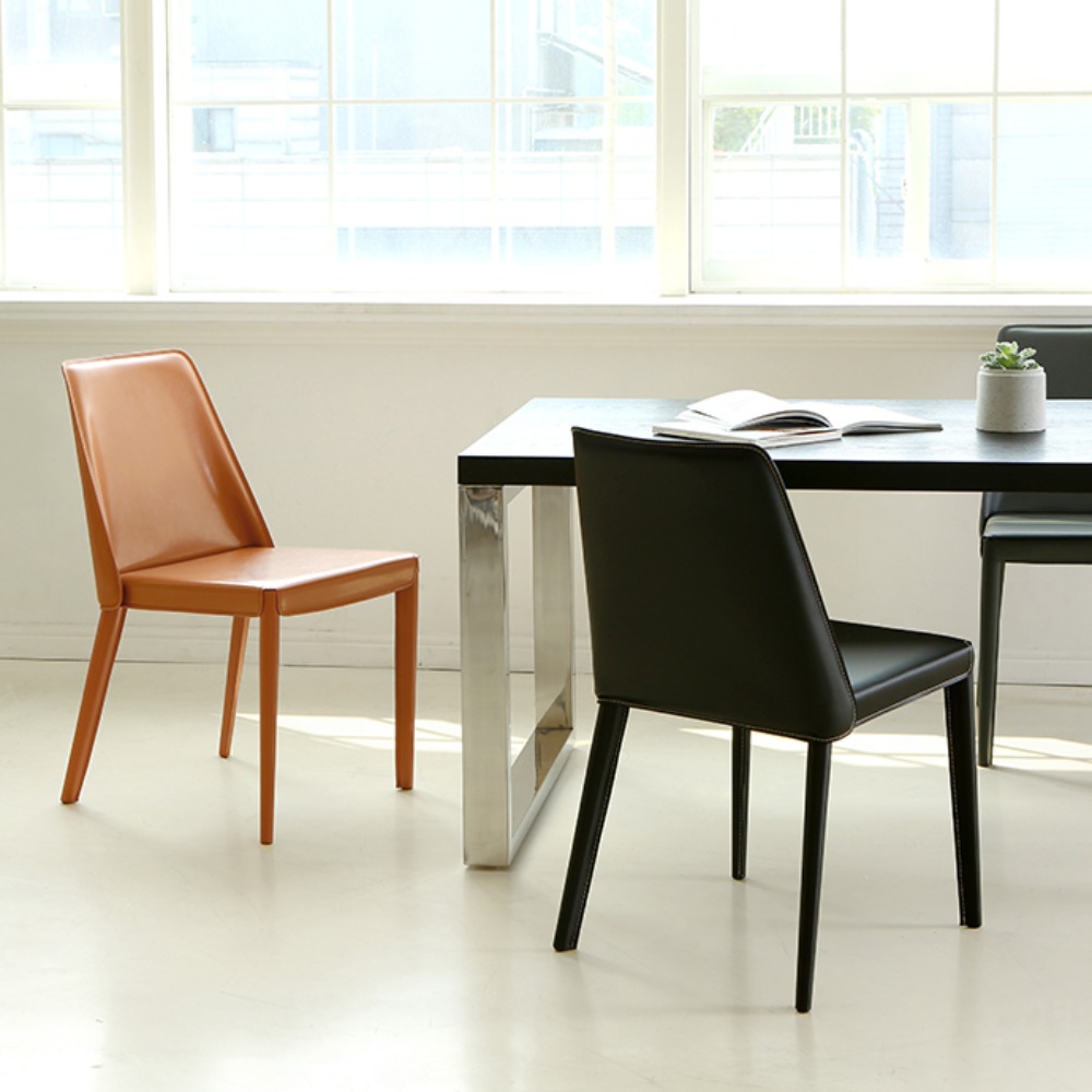 포플 체어. Fople chair (블랙)