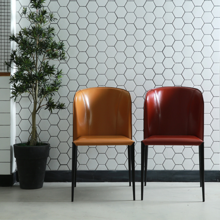 샤룬 체어. Syarun chair (버건디)