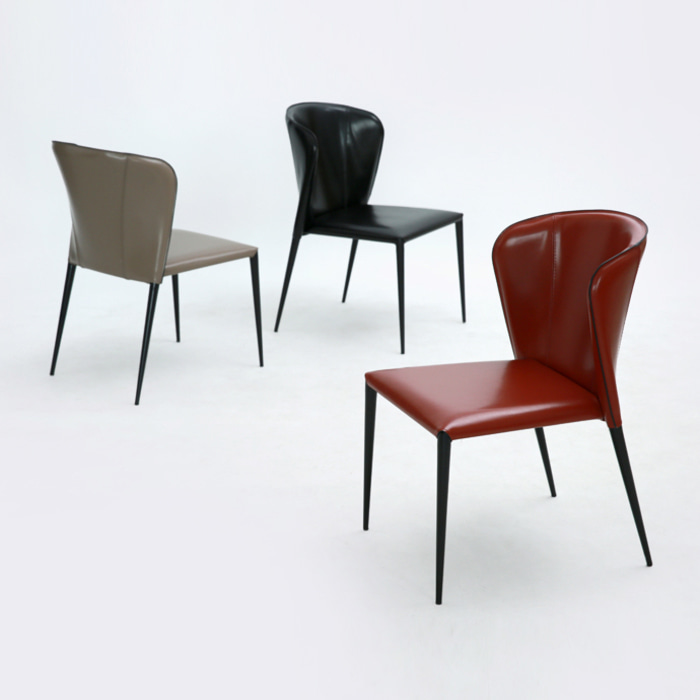 샤룬 체어. Syarun chair (버건디)