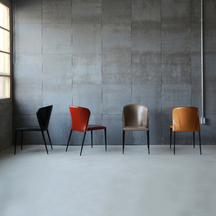 샤룬 체어. Syarun chair (버건디)