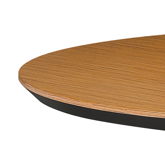 흑단/티크 원형 탁자