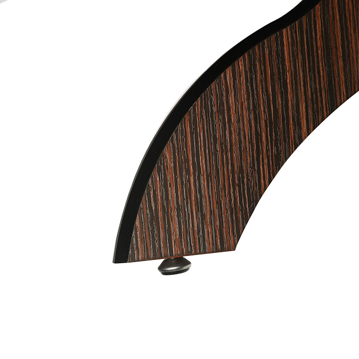 흑단/티크 원형 탁자