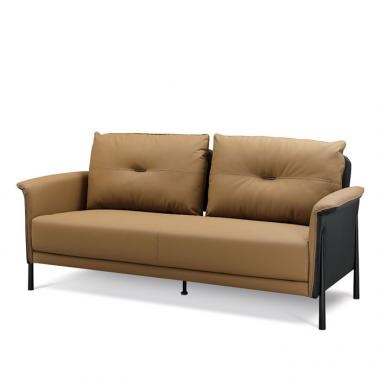 라페 인조가죽 소파(브라운)