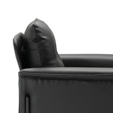 라페 인조가죽 소파(블랙)