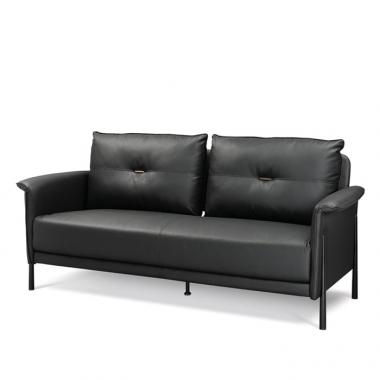 라페 인조가죽 소파(블랙)