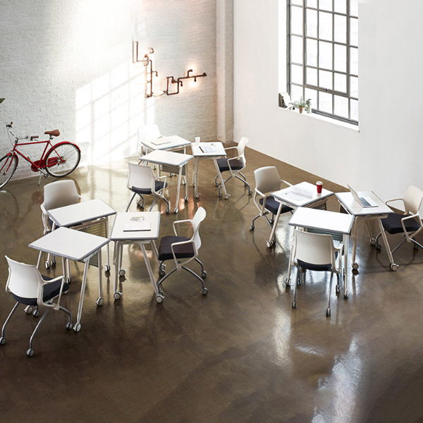 easy 1인 폴딩테이블 (우레탄엣지&PL가림판)