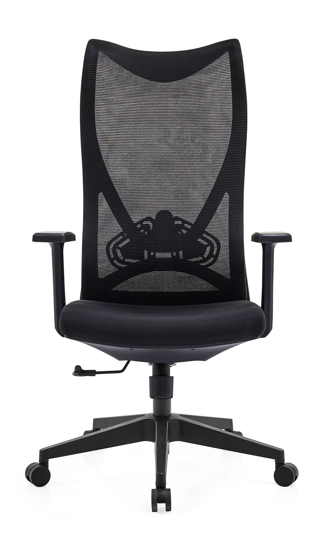 커브 블랙 매쉬의자(대)