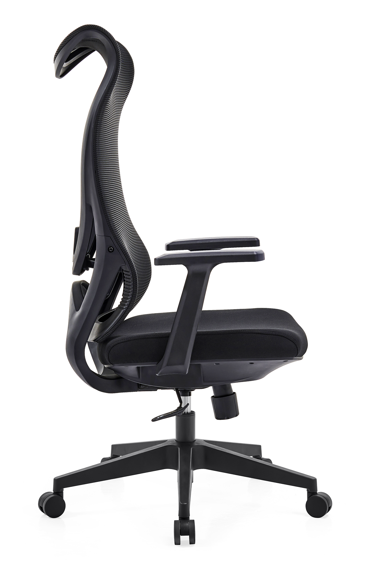 커브 블랙 매쉬의자(대)