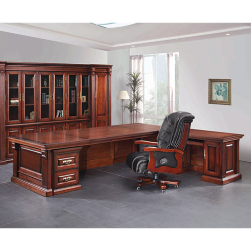 IN-P17 칼리지 프레지던트 책상(오크원목)
