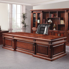 IN-P23D 지모 캔싱턴 프레지던트 양수책상(오크원목)