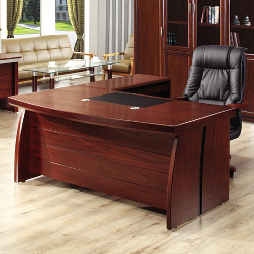 IN-1024 중역용책상(천연무늬목)