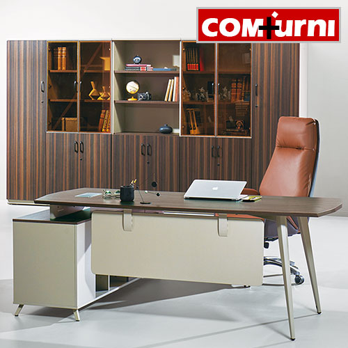 COM-430 펀치 트위스트 중역용책상