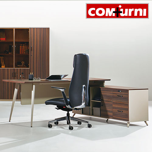 COM-430 펀치 트위스트 중역용책상