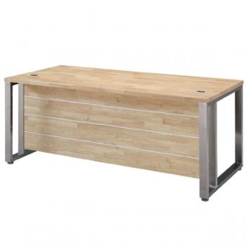 UFS-702 P 미르 중역용 책상(30T 멀바우, 고무나무 집성원목)