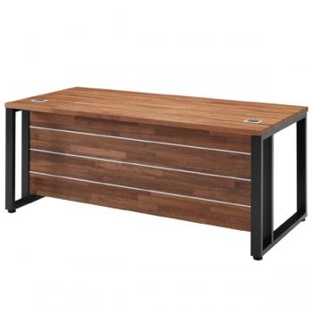 UFS-702 P 미르 중역용 책상(30T 멀바우, 고무나무 집성원목)