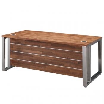 UFS-702 P 미르 중역용 책상(30T 멀바우, 고무나무 집성원목)