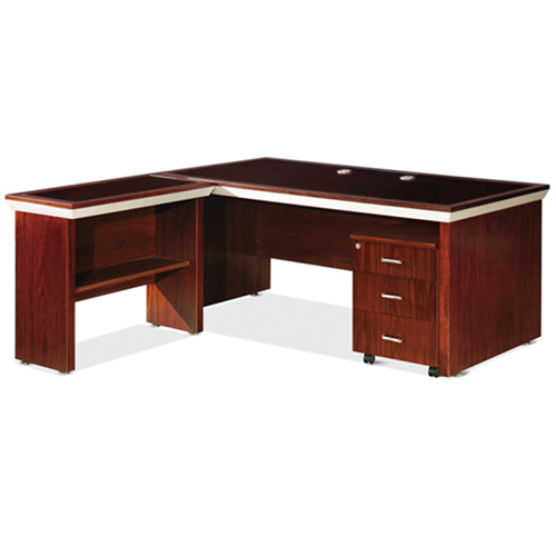 IN-1011 우드락 중역용책상(브론즈유리포함)