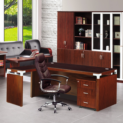 IN-1015 중역용책상(브론즈유리포함)