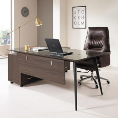 IN-9003 9003 중역용책상(유리포함)