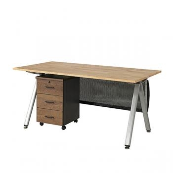 IN-9010  중역용 책상 (고무나무 상판)