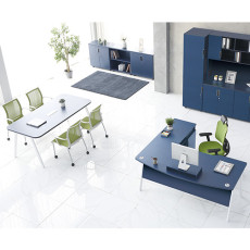 에이라인 팀장용책상(목재가림판)