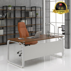 유로파S 사무용책상(가림판포함)~A타입/스퀘어