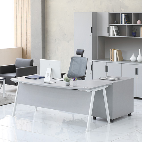 에이라인 팀장용책상(목재가림판)