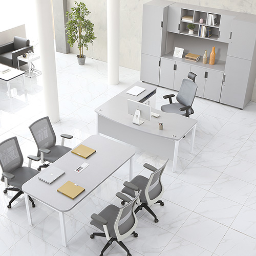 피디에프 P-DF 팀장용책상(목재가림판)