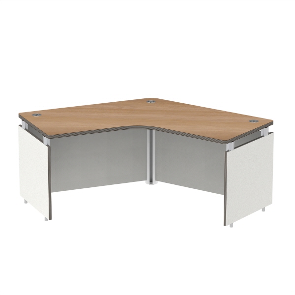 유퍼스 120도 책상 (하부목재)