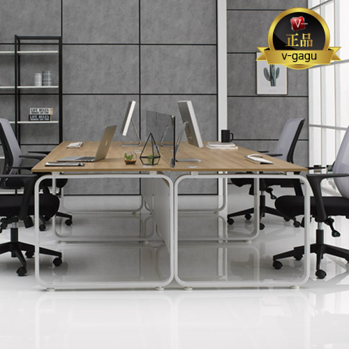 유로파S 사무용책상(가림판포함)~A타입/스퀘어