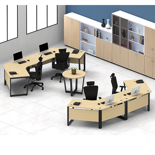 메타 120도 책상 (상판23T/가림판포함)