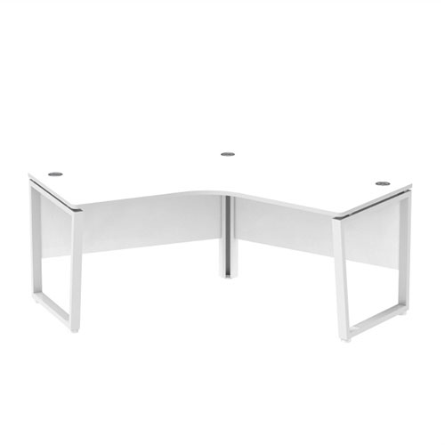 메타 120도 책상 (상판23T/가림판포함)