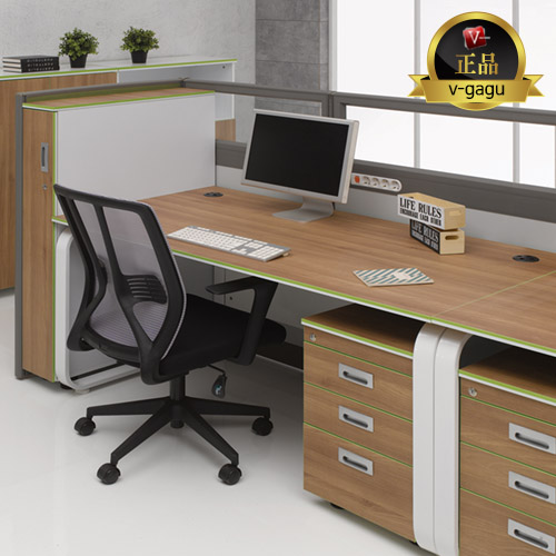 플렉스 사무용책상 (유로파S~A타입 스퀘어 프레임/가림판포함)