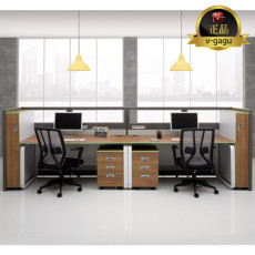 플렉스 사무용책상 (유로파S~A타입 스퀘어 프레임/가림판포함)